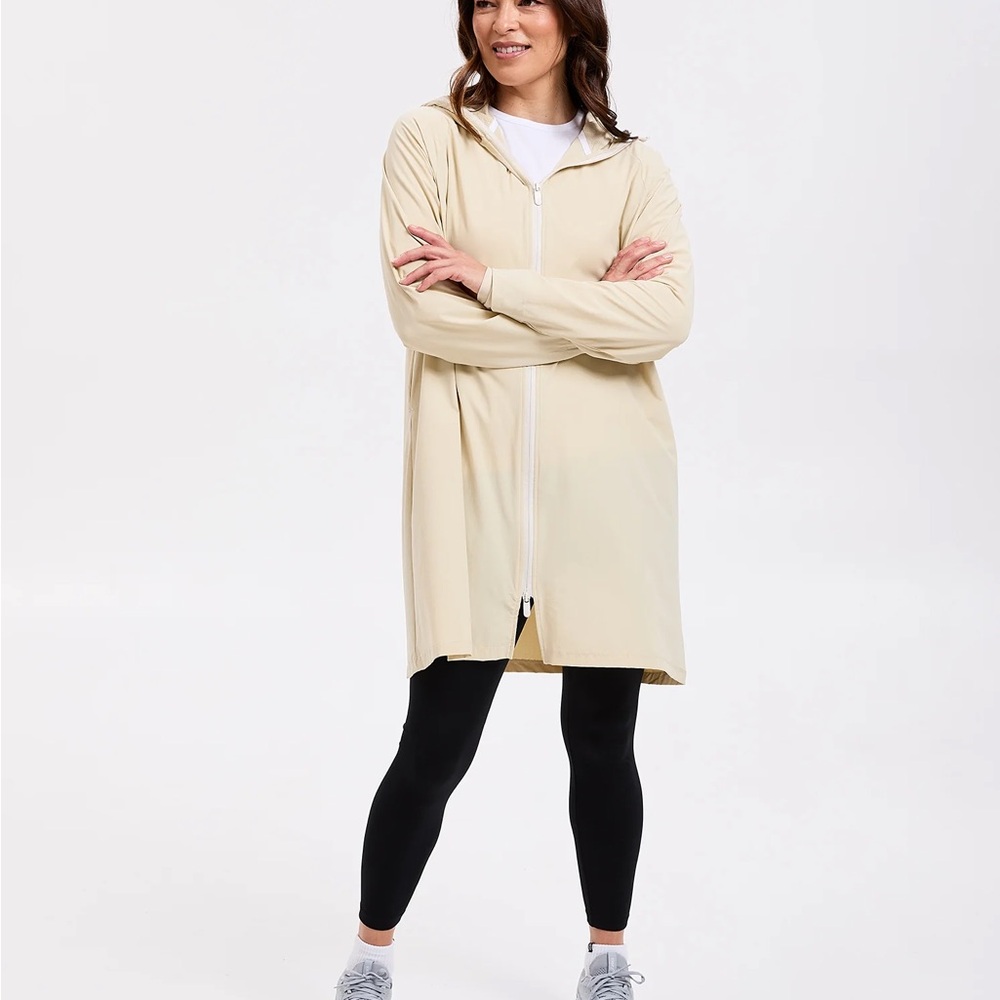 NWT Solbari Everlight Loose Fit Long Jacket UPF 50+ Size X-Small